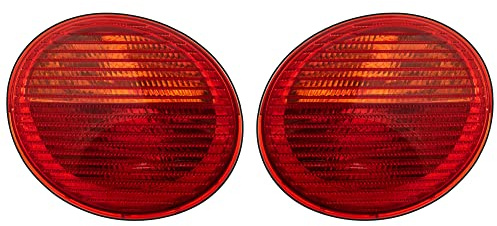 Heckleuchten Rückleuchten Rücklicht Set rechts & links Satz für Modell New Beetle (9C1/1C1/1Y7) Baujahr: 01/1998-08/2005 Kunststoff mit Lampenträger
