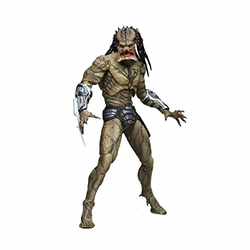 NECA Offical Predator Unarmored Assassin Predator Deluxe Ultimate 7 Action Figurine, Adult Collectible Item, Halloween