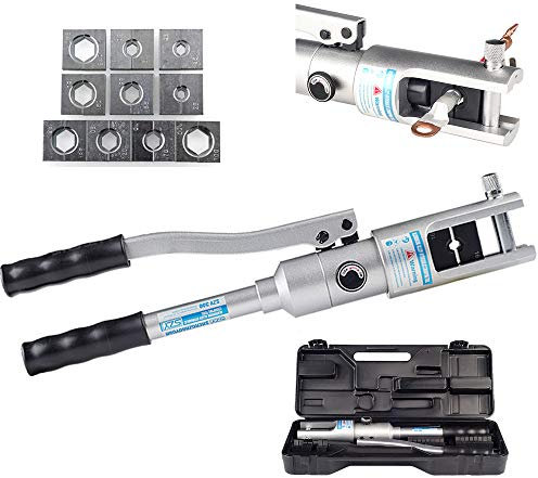 LIMEID Mallette Complète avec Pince à Sertir Manuelle Hydraulique pour Raccords per et Multicouche Diamètres 16 à 22mm et de Profil H,SZY-240Slow