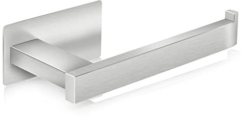 Lonvii Toilettenpapierhalter Ohne Bohren - Klopapierhalter Edelstahl Wc Halter Rollenhalter Klorollenhalter Papierhalter für Küche und Badzimmer