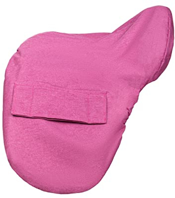 QHP Sattel-Sitzbezug Sattelhülle Sattelschoner Polyester wasserabweisend (rosa)
