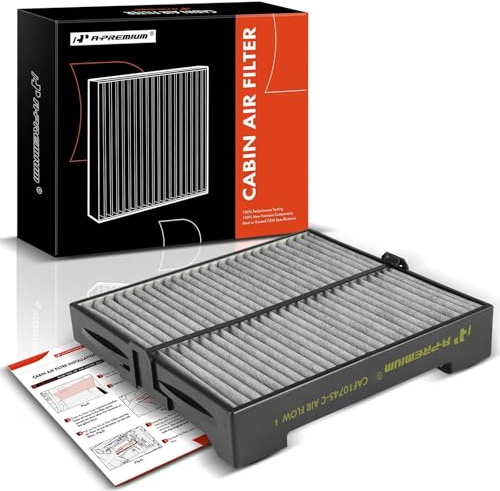 A-Premium Cabin Air Filter with Activated Carbon Compatible with Subaru Forester 2003 2004 2005 2006 2007 2008, 2.5L, AWD, Replace# G3010SA100, 72880SA000