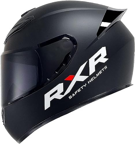 Integraler Motorradhelm, Leichter Motorrad-Moped-Straßenrad-Tourenhelm Mit Getöntem Visier-Sonnenschutz Für Männer Und Frauen, Unisex-Erwachsene, DOT/ECE-Zugelassener Helm G,S 55-56cm
