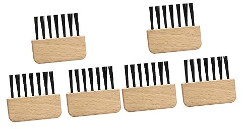 FRCOLOR 6pezzi Pennelli Pulitori Per Pettini e Spazzole Per Strumento Per Rimuovere e Pulire Le Spazzole Facile Da Usare e Maneggiare