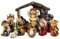 DRW Misterio Nacimiento Belen 11 Piezas Resina con Portal 7 cm Alto