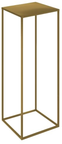 Blumenständer Ständer Aus Metall Modernes Loft Industriell Minimalistisch Plant Stand für Blumentopf (Gold)