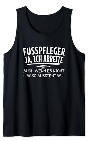 Lustiger Fusspfleger Fußpflege Pediküre Massage Kreativität Tank Top