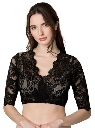 Stockerpoint Dirndlblus Alaya, svart, 44
