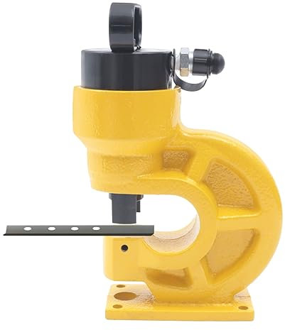 HOARLICN CH-60 Hydraulische Lochstanze, 31t Hydraulikstanze Blechlocher Puncher Lochstanzwerkzeug Hydraulic Hole Punch Für L- Und H-Flachkupfer Und Verwendet Werden Sammelschienen