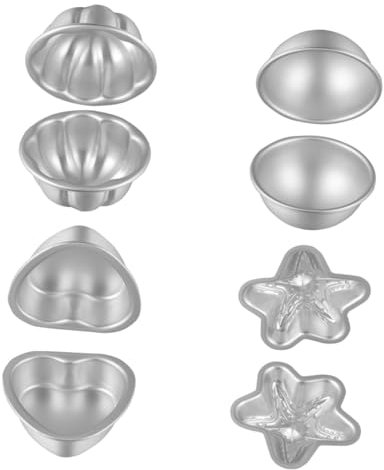 Gogogmee Bath Maker 4er-pack Badesalzformen Cupcake-formen Aus Aluminiumlegierung Zum Backen