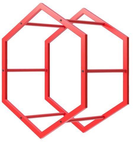 KUANGGE Bodenstehender Reifenständer, Felgenhalter für Ausstellungen, Geschäfte, modularer Aufbewahrungsorganisator für Reifenfelgen, kommerzielle Ausstellungsständer aus Metall und Stahl