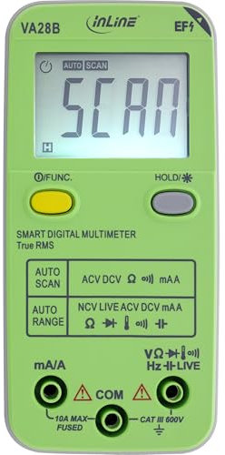 InLine Multimetro con auto-range e scansione automatica, formato tascabile, 43117B