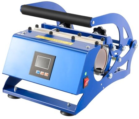 6-in-1 Tassenpresse Sublimationsdrucker Transferpresse für Becherpresse Thermodruckmaschine mit 500W Leistung 220V für Tassen Becher Flaschen DIY Geschenke