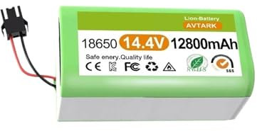 Zhyepou Batería de Repuesto de 14,4 V y 12800 mAh. Compatible con Las aspiradoras Robot Conga Excellence 950/990/1090/1790/1990.(4000mAh)
