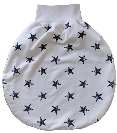 Strampelsack Sterne, gefüttert, 95% Baumwolle, 5% Elasthan