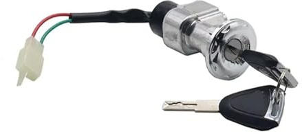 Interruttore Di Accensione For Moto Chiave Accensione Per Moto, Interruttore Accensione Per Moto, Bici Elettrica, Scooter, Lucchetto Elettrico Per Bici Elettrica Con 2 Chiavi Blocco Interruttore Accen