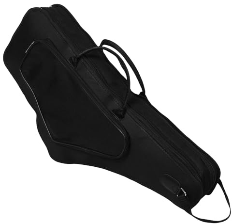 DECORNIJIA Leichter Altsaxophon Rucksack mit Stoßfestem Schutz Einfachem Design und Praktischem Stauraum für Musiker und Zubehör