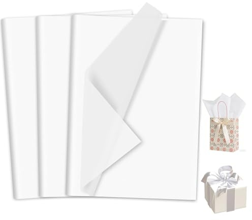 Luxoraiova 100 ark vitt sidenpapper, 50 x 70 cm