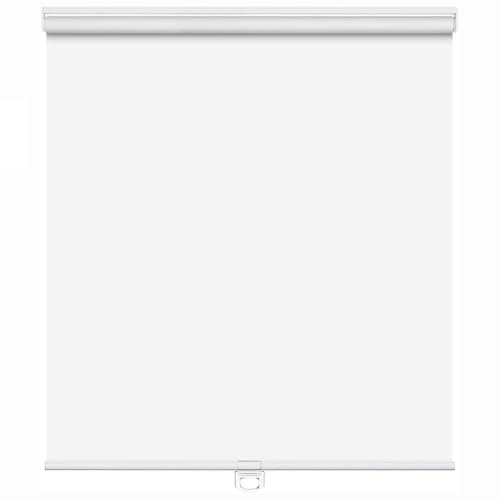 Sladdlösa mörkläggningsrullgardiner för fönster, neddragbara rullgardiner med fjädermekanism, värmeisolerande insynsskydd för sovrum och vardagsrum (White W200xH100cm)