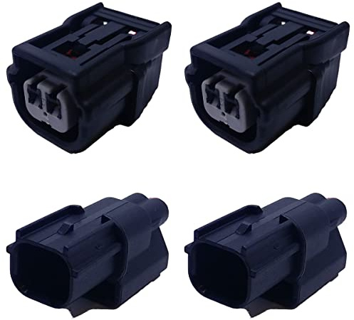 Greenspirits KFZ Ersatz Stecker Einspritzdüse Benziner SUMITOMO 2-pin (2 x Set) auto motorrad roller quad