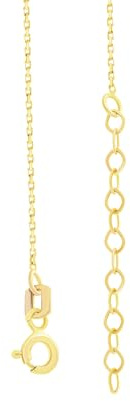 Stella-Jewellery 585er Gold Armband mit 7 Plättchen 19cm Armkette