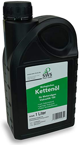 SWS Forst GmbH Biologisches Kettenöl Sägekettenöl für alle Maschinen geeignet (1 Liter)