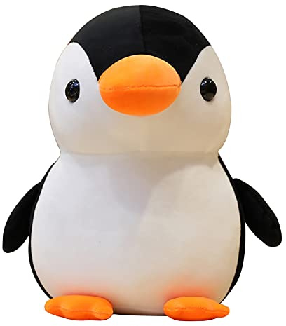 Pinguin Kuscheltier, 45cm Süße Plüsch Kuscheltier Pinguin Plüsch Plüschtier Plüschtierkissen Kinderzimmer Dekokissen Plüschpuppe Flauschiges Geschenk für Mädchen Freunde Valentinstag Geburtstag