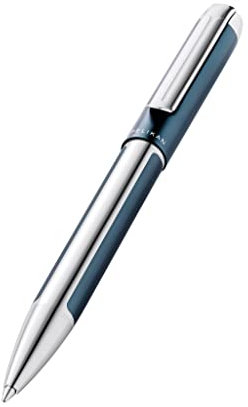 Pelikan Kugelschreiber Pura K40, Petrol, hochwertiger Drehkugelschreiber im Geschenk-Etui, 822695