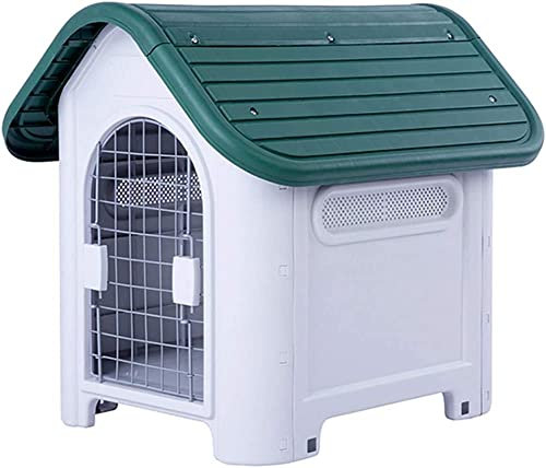 PETS INSTINCT OUTDOOR INDOOR GARDEN PET STRONG DOG ANIMAL SHELTER PLASTIC KENNEL HOUSE WITH DOOR