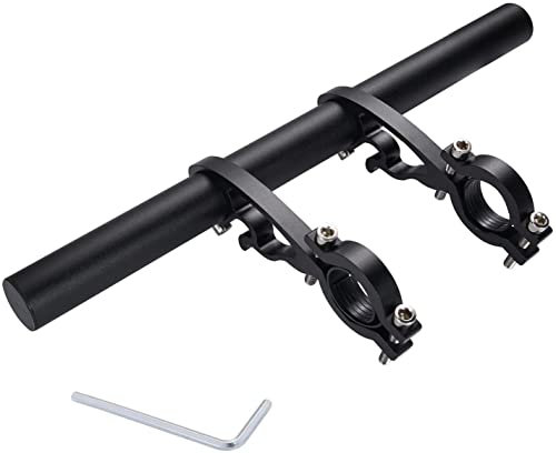 Fahrrad Lenker Erweiterung, Fahrrad Extender Halterung, Fahrrad Lenkererweiterung, Mountainbike Fahrradlenker Lenkerverlängerung für GPS, Kamera, Licht, Tacho, Lampe, Smartphones (Aluminium, 25MM)