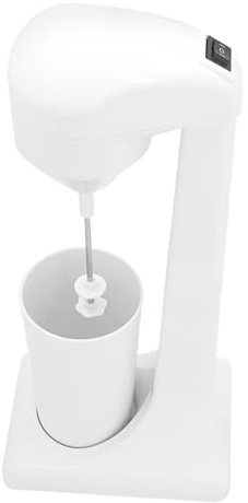 Milkshake Maker 22000 tr/min, Mixeur à boisson avec tasse, blender électrique avec câble, gobelet de 500 ml, 100 W, deux vitesses, protéines, smoothies, blancs en neige, milkshakes et cocktails