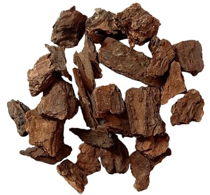 JIHUOO 100g Miniature Cork Bark Reptile Cork Bark Hide Small Bark for Orchids Reptile Bark Bedding Fairy Garden Tree Bark Sand Table Terrarium Bark