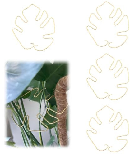 Mrltau 4 supporti per piante da appartamento, supporto per piante da appartamento, supporto per piante Monstera, supporto per piante da appartamento, supporto per piante Monstera, supporto per piante