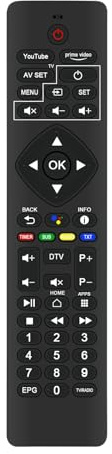 VINABTY Sostituire il telecomando vocale per Google/TELE System UP T2 4K Decoder digitale terrestre Android TV ULTRA HD Smart TV Upgrade Tuner DVB-T2 HEVC HDR10+HLG HDMI/SCART Adapter