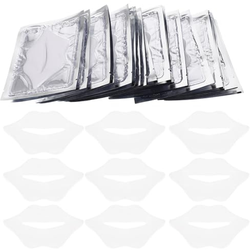 Gatuida Mascarillas Exfoliantes para Labios 25 Piezas Hidratantes y Nutritivas de Material Vegetal para Cuidado Diario y Cumpleaños