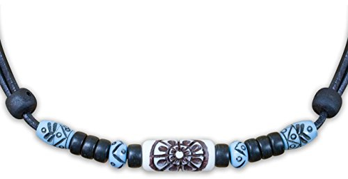 HANA LIMA Surferkette Lederkette Beachschmuck Surfschmuck Herren Damen Halskette