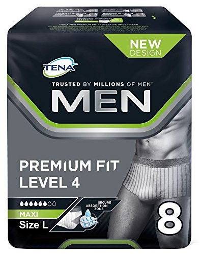 Tena Men Premium Fit Level 4 Pants Large 8s x6