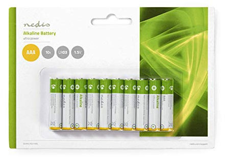 Nedis Alkaline Battery AAA, 1.5V - 10 pack