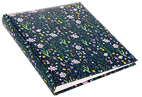 Goldbuch 27 154 Fotoalbum Meadow Miracles, Bilderalbum mit 60 weißen Seiten, Fotobuch für 224 Fotos im Format 10x15 cm, Erinnerungsalbum zum Selbstgestalten, Fotokarton, Weiß, Maße 30 x 31 x 4 cm