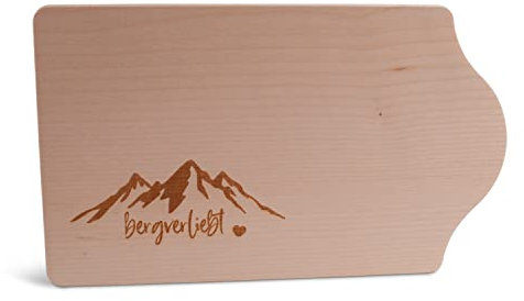 Brotzeitbrett/Vesperbrett Bergverliebt
