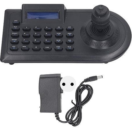 Mini Clavier de Caméra PTZ Analogique LCD avec Joystick 4D, Contrôleur PTZ Clavier de Contrôleur de Caméra Joystick Analogique IP 4D, Contrôleur de Caméra PTZ Speed ​​Dome pour