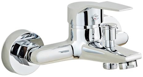 Sumeber Robinet de baignoire - Robinet de douche - Sortie de douche 1/2 - Corps en laiton de qualité supérieure et robinet de douche résistant aux rayures, facile à nettoyer, facile à installer,