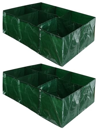 Lychee Plant growing bags, breathable garden beds, suitable for growing a wide range of flowers as well as vegetables (2, 90x60x25 cm)