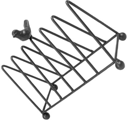 Warmhm Desktop Bücherregal Triangularer Zeitschriftenhalter Metall Mit Vogel-Design Multifunktionale Buchstütze Für Schreibtisch Und Wohnräume Vintage Organizer Für Kleine Räume