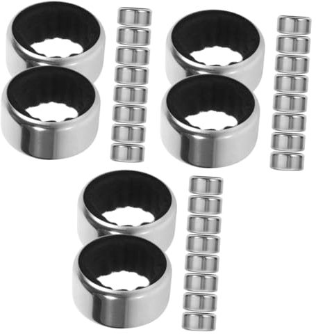 Alipis 30pcs Wine Drip Catcher Wine Stoppers for Bottles Bottles Rings Drip Stop Steel Accessory