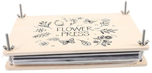 PHENOFICE Blumenpresse Set Mit Werkzeugen Für DIY Pflanzenproben Zum Pressen Von Blumen Blättern Pflanzen Und Sträußen Für Kreativität Und Naturbegeisterte