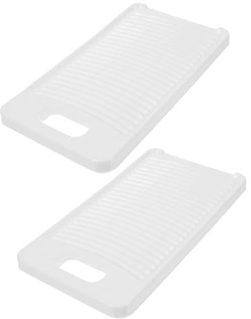 OFFSCH 2stücke Wäscheschrubberbrett Aus Kunststoff Tragbar Für Kleidung Zuhause Und Reisen Rutschfeste Oberfläche Aufhängefunktion Langlebiges Abs-material
