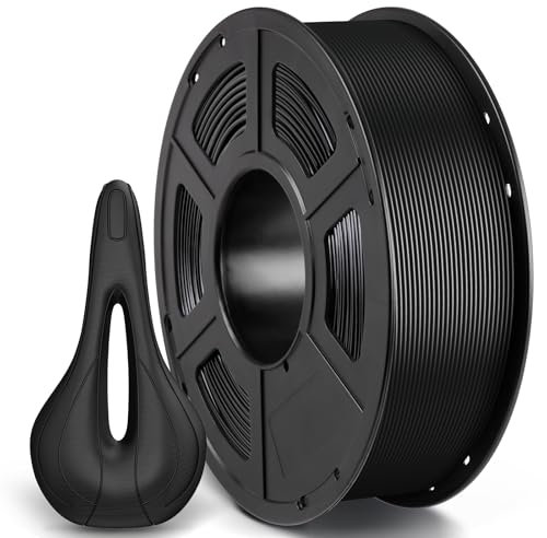 ANYCUBIC ASA Filament 1.75mm, 3D Drucker Filament geeignet für den Druck von funktionellen Teilen im Außenbereich, Wetter- und Hitzebeständig, 1KG Schwarz
