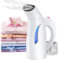 Onherm Dampfglätter 700W,140ML Steamer Dampfbürste für Kleidung Faltenentfernen,Mini Tragbare Dampfbügeleisen Reise Dampfglätter 50S Aufwärmen,Handheld Hemdenbügler für Zuhause,Büro,Reisen,Weiß