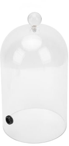 Cloche à Fumer pour Boissons Alimentaires – Couvercle en Forme de Dôme pour Cloche à Fumer, Acrylique Transparent, Accessoire de Dôme pour Fumoir à Cocktail pour Boissons à (33 cm)
